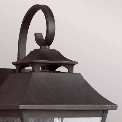 Elstead Lighting Galena kinkiet zewnętrzny 1x60 W brązowy FE-GALENA2-M-SBL