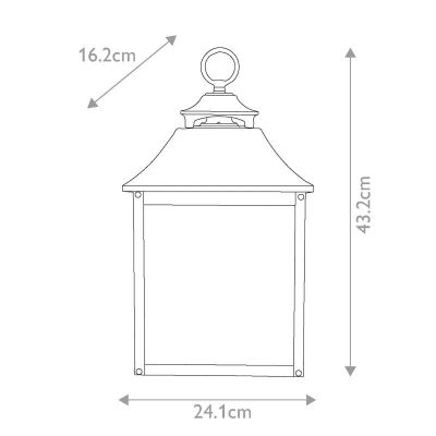 Elstead Lighting Galena kinkiet zewnętrzny 2x40 W brązowy FE-GALENA7-SBL