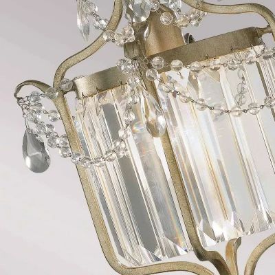 Elstead Lighting Gianna lampa wisząca 1x60 W srebrna FE-GIANNA1C