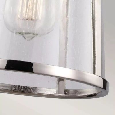 Elstead Lighting Harrow lampa wisząca 1x60 W przezroczysta-srebrna FE-HARROW-P-S