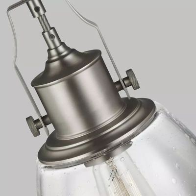 Elstead Lighting Hobson lampa podsufitowa 1x60 W nikiel FE-HOBSON-P-M-SN