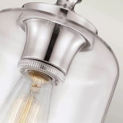 Elstead Lighting Hounslow lampa wisząca 1x60 W nikiel FE-HOUNSLOW-P-PN