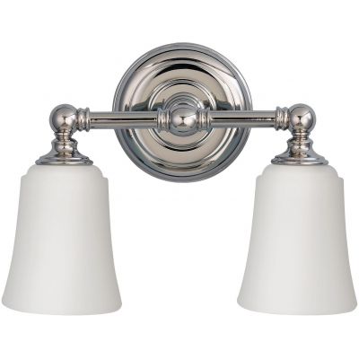Elstead Lighting Huguenot Lake kinkiet 2x3 W chrom polerowany FE-HUGOLAKE2BATH
