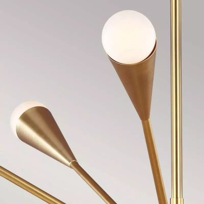 Elstead Lighting Jax lampa wisząca 10x3 W mosiądz FE-JAX10-BB
