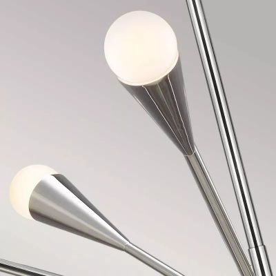 Elstead Lighting Jax lampa podsufitowa 10x3 W nikiel FE-JAX10-PN