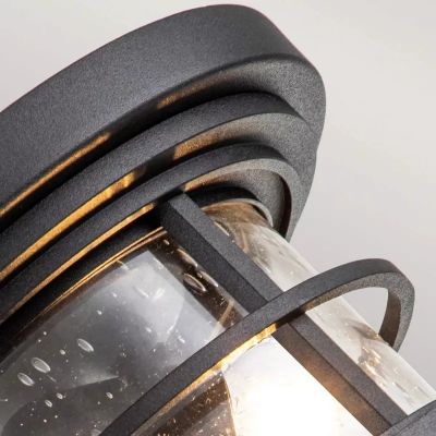 Elstead Lighting Lighthouse plafon zewnętrzny 2x60 W teksturowana czerń FE-LIGHTHOUSE-F-BLK