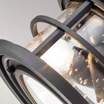 Elstead Lighting Lighthouse plafon zewnętrzny 2x60 W teksturowana czerń FE-LIGHTHOUSE-F-BLK
