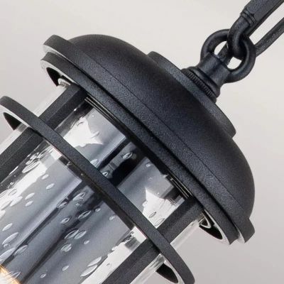 Elstead Lighting Lighthouse lampa wisząca 1x60 W teksturowana czerń FE-LIGHTHOUSE8-S-BLK
