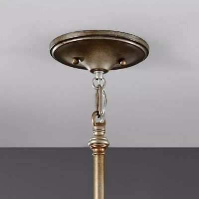 Elstead Lighting Lucia lampa wisząca 1x60 W oksydowane srebro FE-LUCIA-P-C