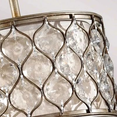 Elstead Lighting Lucia lampa wisząca 1x60 W oksydowane srebro FE-LUCIA-P-C
