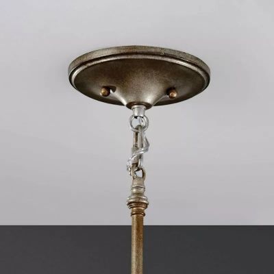 Elstead Lighting Lucia lampa wisząca 1x60 W oksydowane srebro FE-LUCIA-P-D