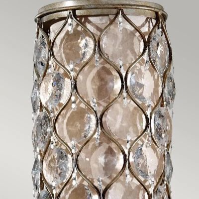Elstead Lighting Lucia lampa wisząca 1x60 W oksydowane srebro FE-LUCIA-P-D