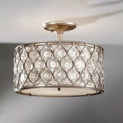 Elstead Lighting Lucia lampa podsufitowa 3x60 W oksydowane srebro FE-LUCIA-SF