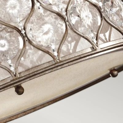 Elstead Lighting Lucia lampa podsufitowa 3x60 W oksydowane srebro FE-LUCIA-SF