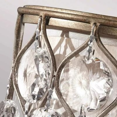 Elstead Lighting Lucia kinkiet 1x40 W oksydowane srebro FE-LUCIA1