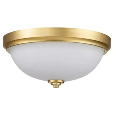 Elstead Lighting Malibu plafon 2x60 W szczotkowany mosiądz FE-MALIBU-F-BATH-BB
