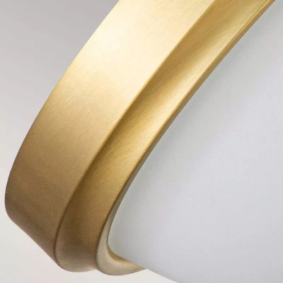 Elstead Lighting Malibu plafon 2x60 W szczotkowany mosiądz FE-MALIBU-F-BATH-BB