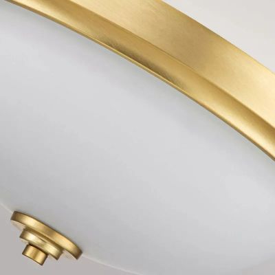 Elstead Lighting Malibu plafon 2x60 W szczotkowany mosiądz FE-MALIBU-F-BATH-BB