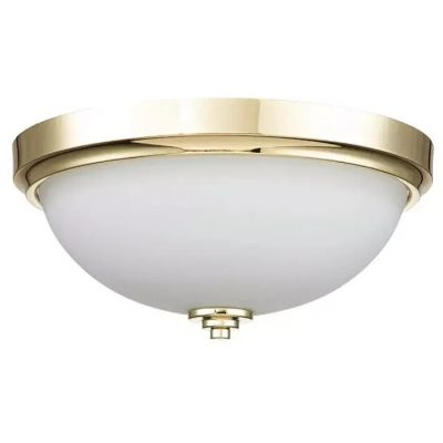 Elstead Lighting Malibu plafon 2x60 W polerowany mosiądz FE-MALIBU-F-BATH-PB