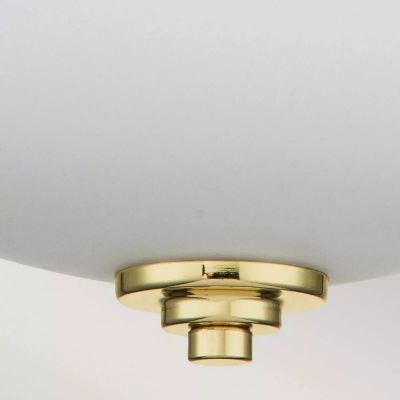 Elstead Lighting Malibu plafon 2x60 W polerowany mosiądz FE-MALIBU-F-BATH-PB