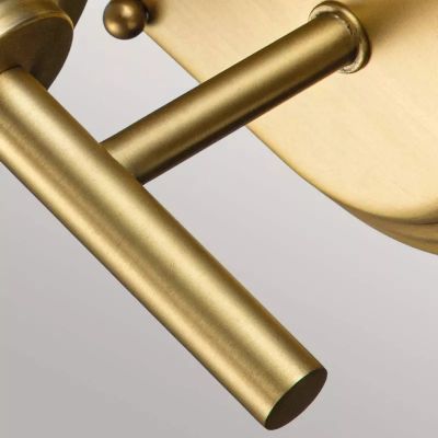 Elstead Lighting Malibu kinkiet 1x3 W szczotkowany mosiądz FE-MALIBU1-BATH-BB