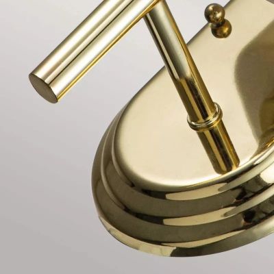 Elstead Lighting Malibu kinkiet 1x3 W polerowany mosiądz FE-MALIBU1-BATH-PB