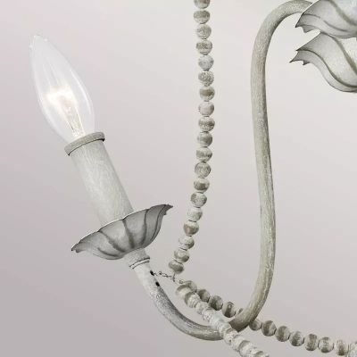 Elstead Lighting Maryville lampa wisząca 3x60 W przecierany szary FE-MARYVILLE3