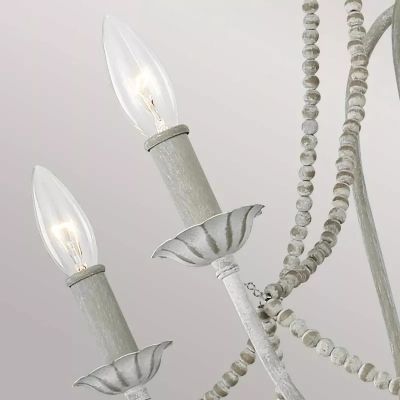 Elstead Lighting Maryville lampa wisząca 6x60 W przecierany szary FE-MARYVILLE6