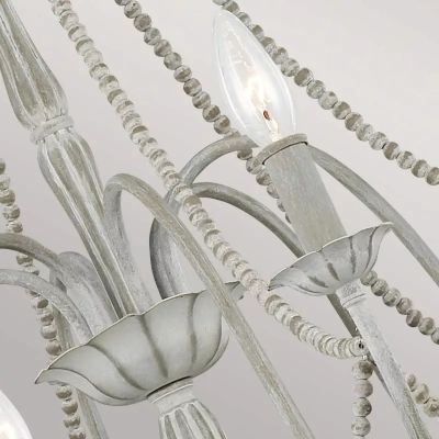 Elstead Lighting Maryville lampa wisząca 6x60 W przecierany szary FE-MARYVILLE6