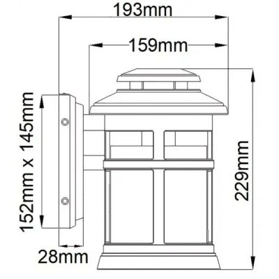 Elstead Lighting Newport kinkiet zewnętrzny 1x60 W szczotkowana stal FE-NEWPORT-S-PBS