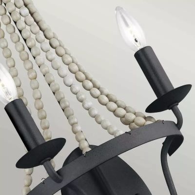 Elstead Lighting Nori kinkiet 2x40 W ciemny postarzany cynk/drewno FE-NORI2-DWZ