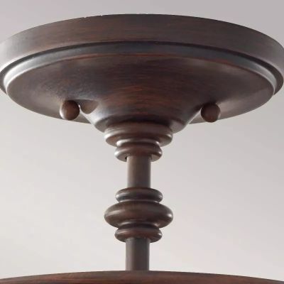 Elstead Lighting Pickering Lane lampa podsufitowa 3x40 W brązowa FE-PICKERING-LANE-SF