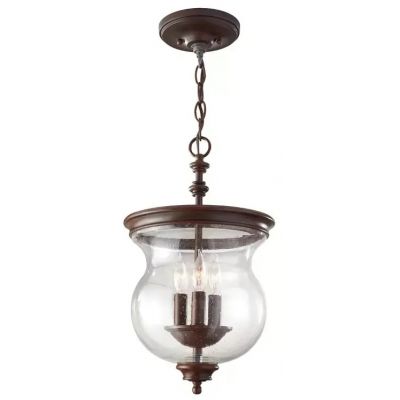 Elstead Lighting Pickering Lane lampa podsufitowa 3x40 W brązowa FE-PICKERING-LANE-SF