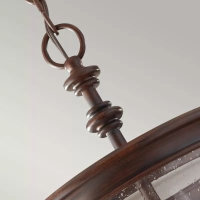 Elstead Lighting Pickering Lane lampa podsufitowa 3x40 W brązowa FE-PICKERING-LANE-SF