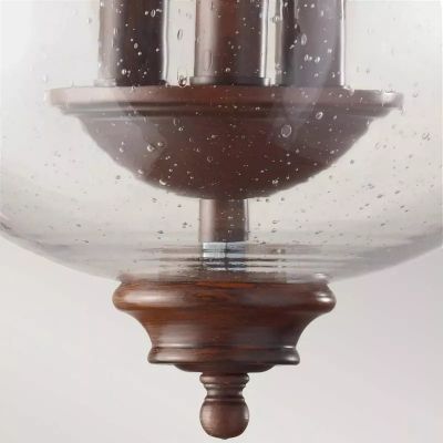 Elstead Lighting Pickering Lane lampa podsufitowa 3x40 W brązowa FE-PICKERING-LANE-SF