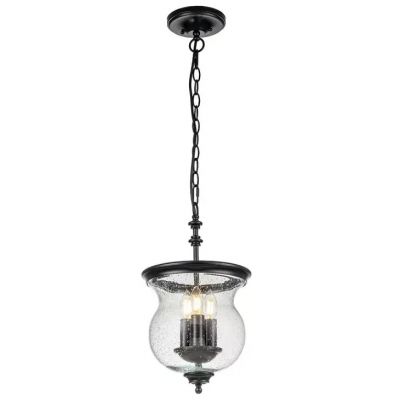 Elstead Lighting Pickering Lane lampa podsufitowa 3x40 W czarna FE-PICKERING-LANE-SF-BLK