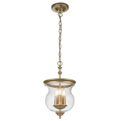 Elstead Lighting Pickering Lane lampa podsufitowa 3x40 W mosiądz FE-PICKERING-LANE-SF-PNBR