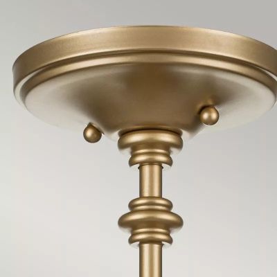 Elstead Lighting Pickering Lane lampa podsufitowa 3x40 W mosiądz FE-PICKERING-LANE-SF-PNBR