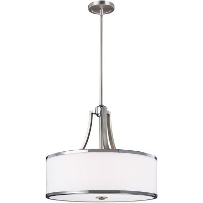 Elstead Lighting Prospect Park lampa wisząca 4x60 W chrom-nikiel satynowy FE-PROSPECT-PARK-4P