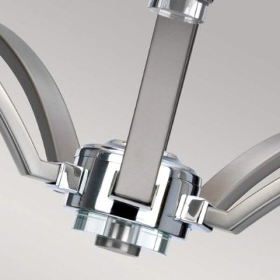 Elstead Lighting Prospect Park lampa wisząca 5x60 W chrom-nikiel satynowy FE-PROSPECT-PARK5