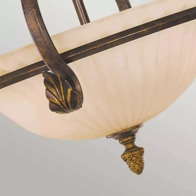 Elstead Lighting Sonoma Valley lampa podsufitowa 3x60 W szylkretowa FE-SONOMAVALLEY-SF