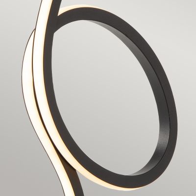 Elstead Lighting Flamingo lampa stołowa 1x6 W czarna FLAMINGO-TL-BLK