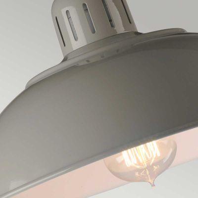 Elstead Lighting Franklin lampa biurkowa 1x60 W szara FRANKLIN-GREY