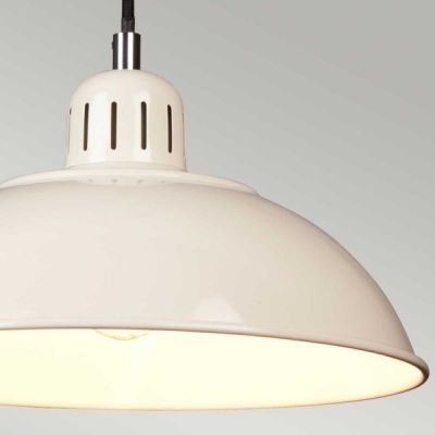 Elstead Lighting Franklin lampa wisząca 1x60 W kremowa FRANKLIN-P-CR