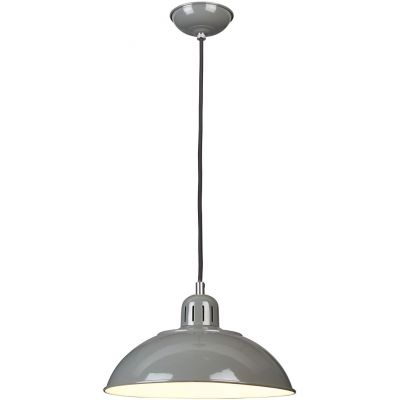 Elstead Lighting Franklin lampa wisząca 1x60 W szary FRANKLIN-P-GY