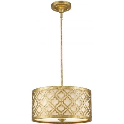 Elstead Lighting Arabella lampa wisząca 2x60 W postarzane złoto GN-ARABELLA-P-M