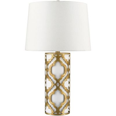 Elstead Lighting Arabella lampa stołowa 1x60 W postarzane złoto GN-ARABELLA-TL-G