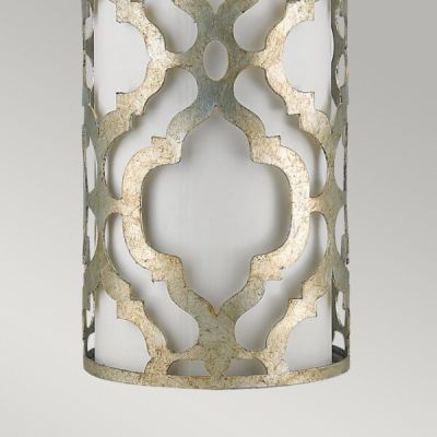 Elstead Lighting Arabella lampa stołowa 1x100 W biała-srebro postarzane  GN-ARABELLA-TL-S