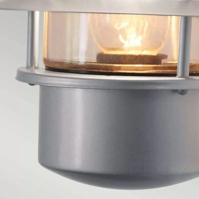 Elstead Lighting Helsingor kinkiet zewnętrzny 1x60 W srebrny HELSINGOR