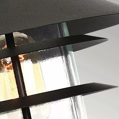 Elstead Lighting Helsingor lampa stojąca zewnętrzna 1x60 W czarna HELSINGOR-PED-BK